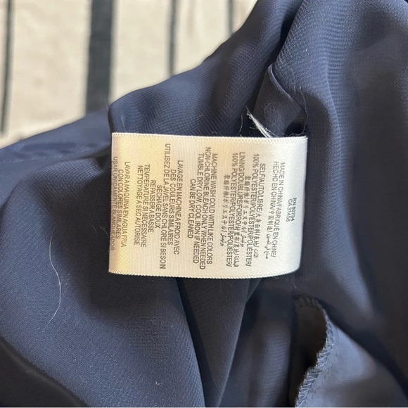 BCBGeneration Women’s Stormy Sky Button Open Back Dress - Picture 7 of 7